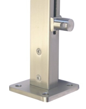 Bodenpfosten 50/30 mm, Traversenhalter h�henverstellbar